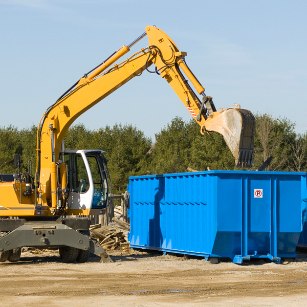 what size residential dumpster rentals are available in Dill City